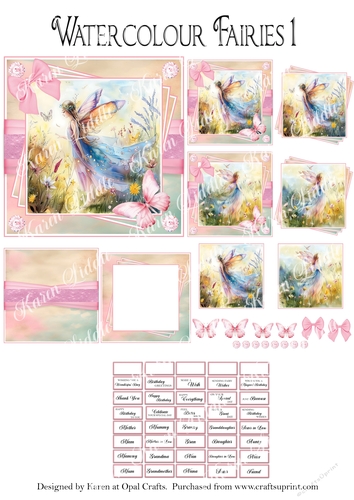 Watercolour Fairies 1