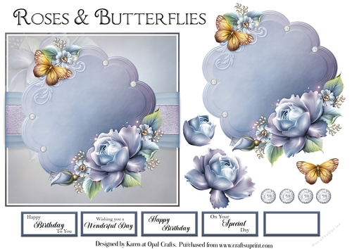 Roses & Butterflies 1