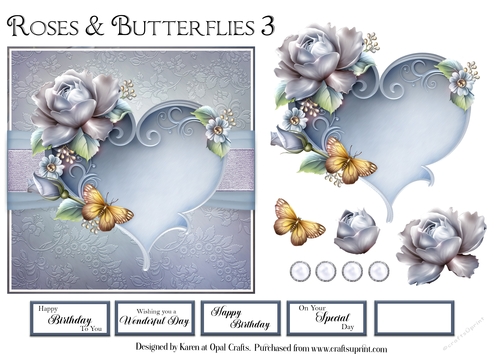 Roses & Butterflies 3