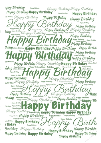 Happy Birthday Words Background Paper 5