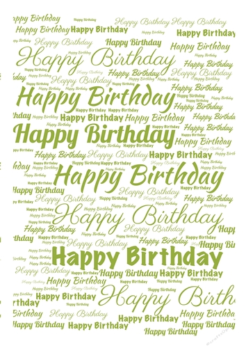 Happy Birthday Words Background Paper 6