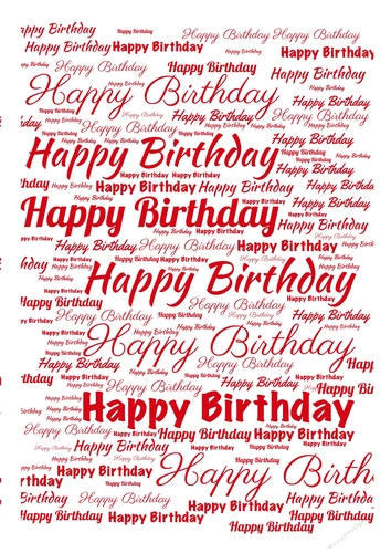 Happy Birthday Words Background Paper 10