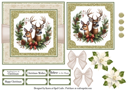 Reindeer Wreath 1