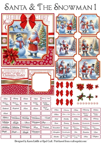 Santa & The Snowman 1