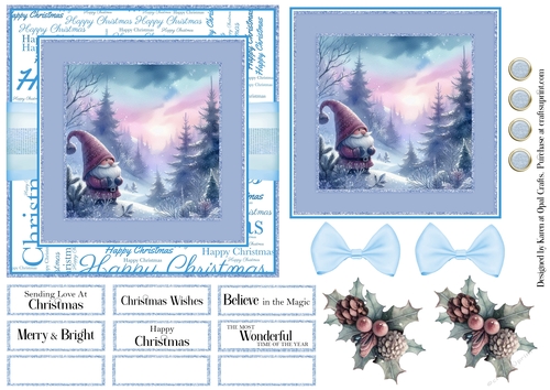 Pastel Gnomies in Blue