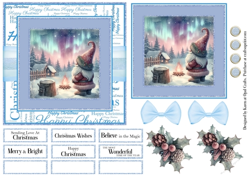 Pastel Gnomies in Blue