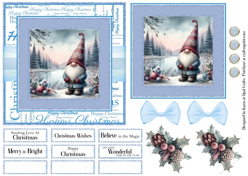 Pastel Gnomies in Blue