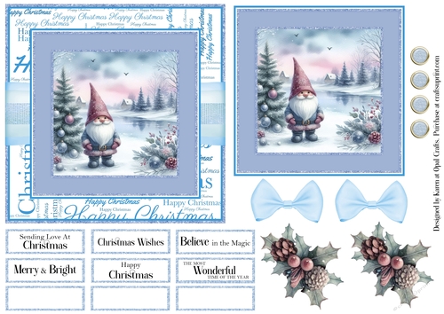 Pastel Gnomies in Blue