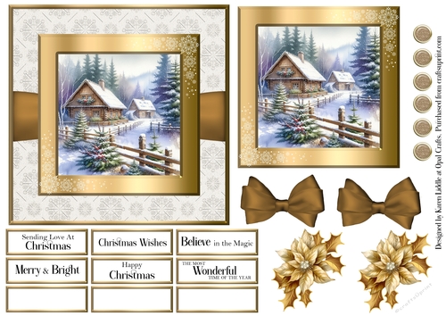 Golden Christmas Cabin 4