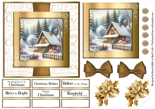 Golden Christmas Cabin 7