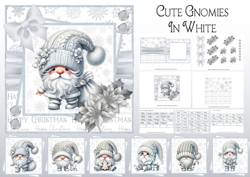 Cute Gnomies In White