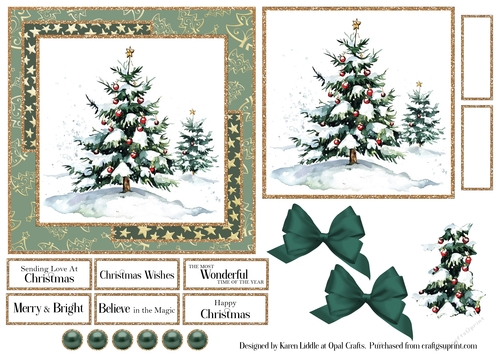 Watercolour Christmas 2