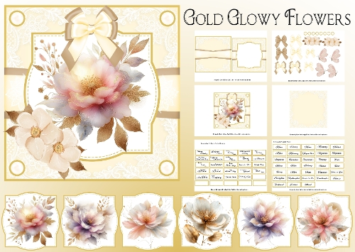 Golden Glowy Flowers