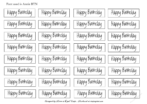 Happy Birthday Sentiments 1