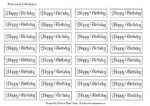 Happy Birthday Sentiments 2