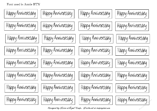 Happy Anniversary Sentiments 1