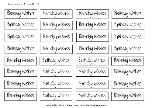 Birthday Wishes Sentiments 1