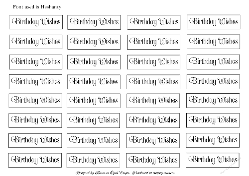 Birthday Wishes Sentiments 2