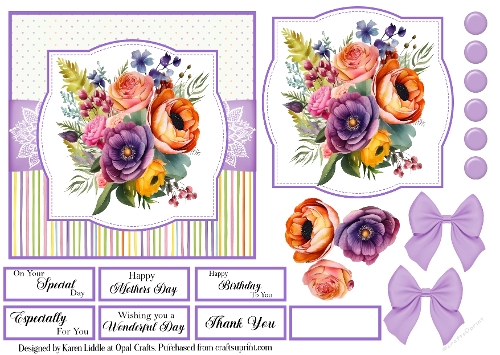 Watecolour Cute Forals 1
