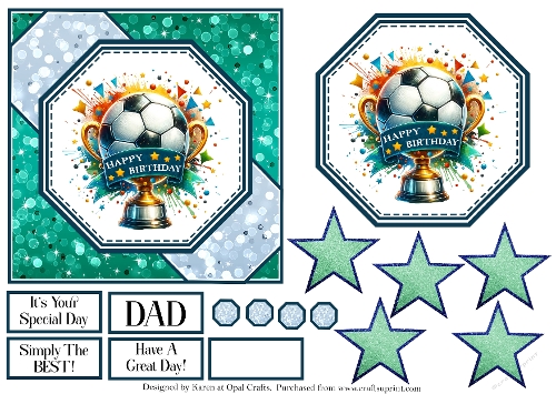 Football Trophy Birthday
