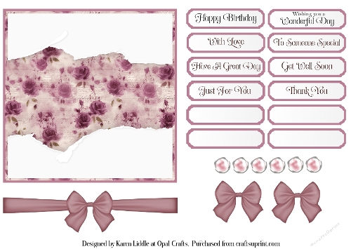 Mauve Floral 1 