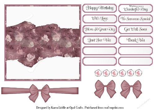 Mauve Floral 3 