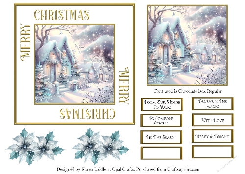 Framed Minty Christmas 38
