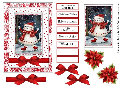 Cat in a White Dress Base & Topper Set