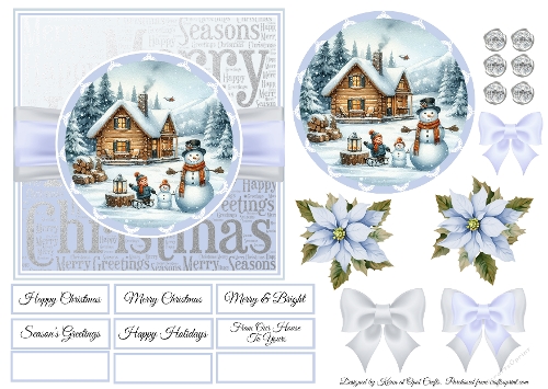 Snowmen Circles 9