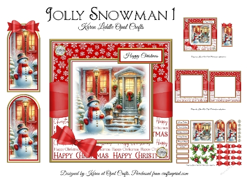 Jolly Snowman 1