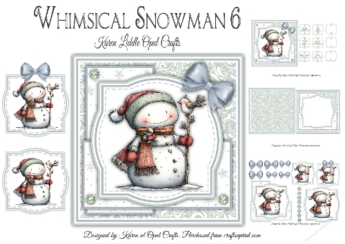 Whimsical Snowmen 6
