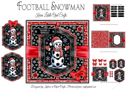 Football Snowmen 