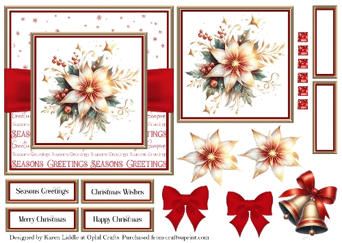 Christmas Sparkle Flowers 5
