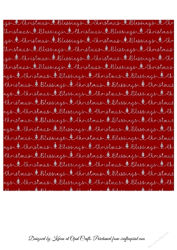Christmas Blessings Words Background Silver Text