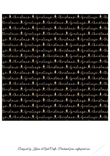 Christmas Greetings Words Background Gold Text