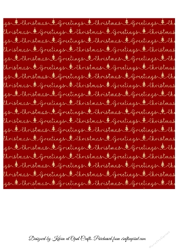 Christmas Greetings Words Background Gold Text