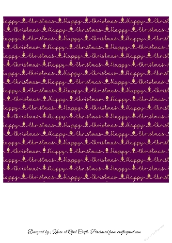 Happy Christmas Words Background Gold Text