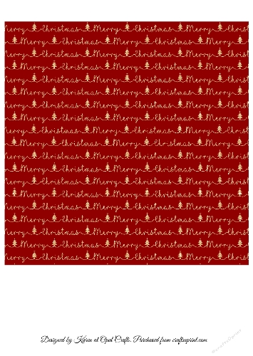 Merry Christmas Words Background Gold Text
