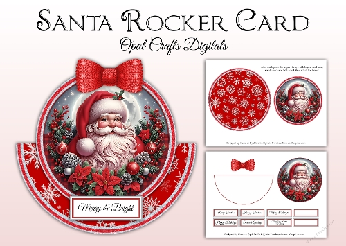 Santa Rocker Card