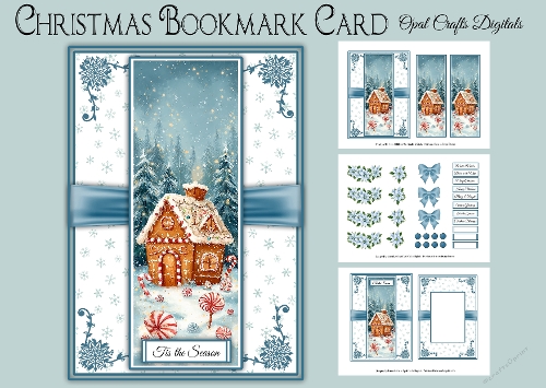 Christmas Bookmark Card 2