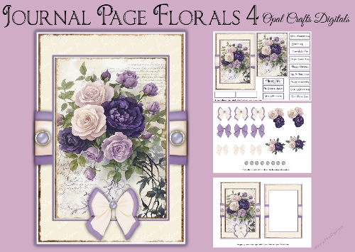 Journal Page Flowers 4
