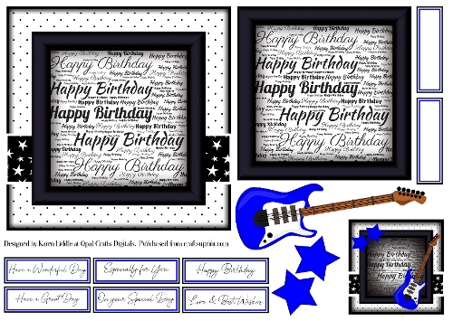 Happy Birthday Blue Guitar