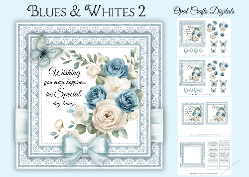 Blues & Whites 2 Mini Kit