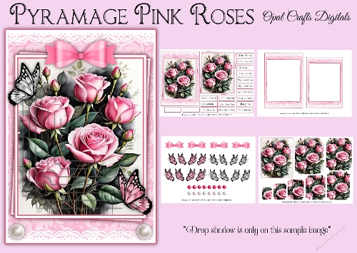 Pink Roses Mini Kit