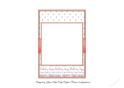 Brushstrokes Poppies Insert - 5x7