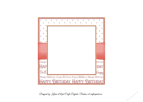 Brushstrokes Poppies Insert - 6x6