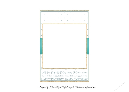 Brushstrokes Pastel Florals Insert - 5x7