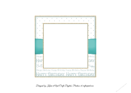 Brushstrokes Pastel Florals Insert - 6x6