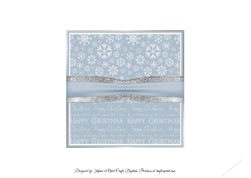 Baby Boy1st Christmas Insert 6x6