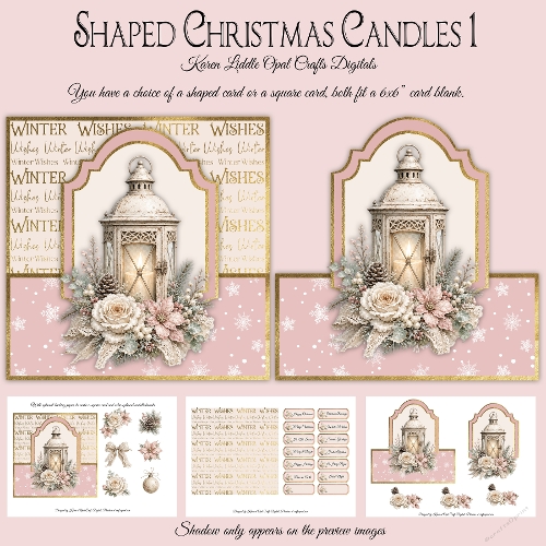 Shaped Christmas Candle 1 Mini Kit